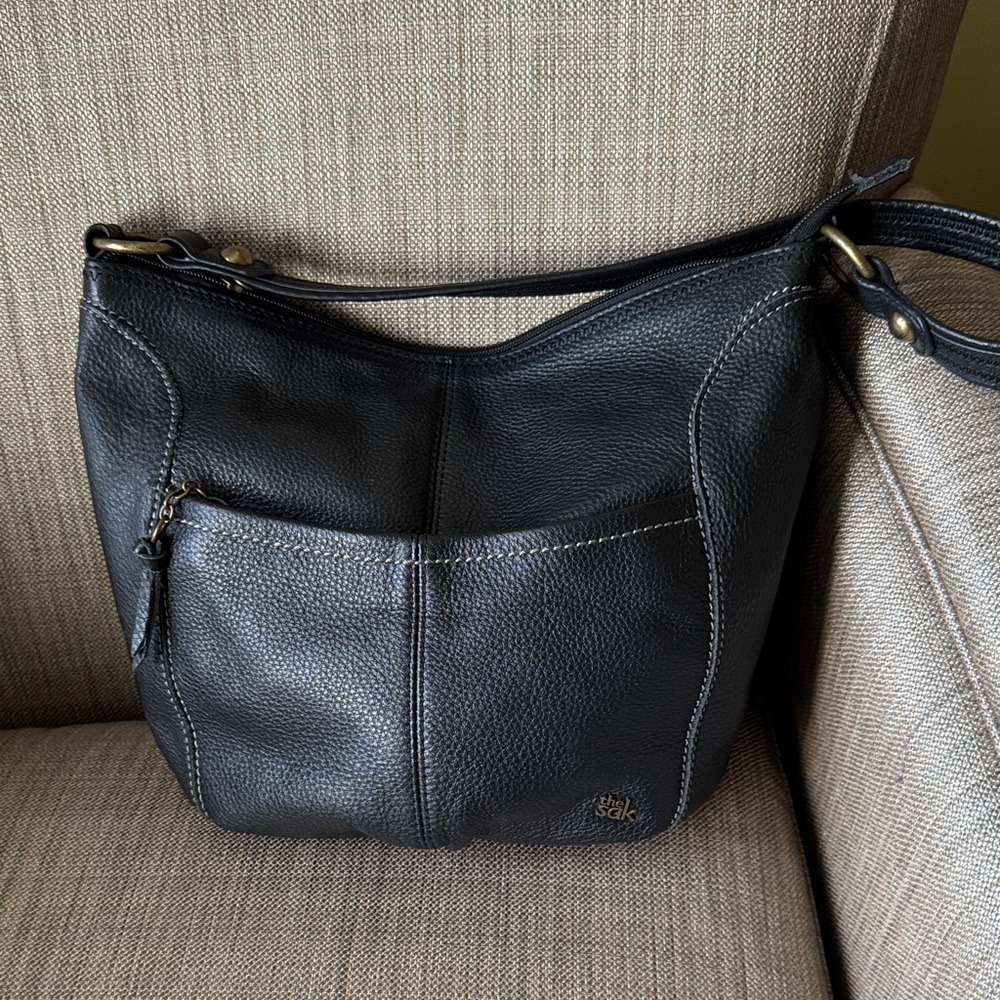The Sak Iris Black Shoulder Bag